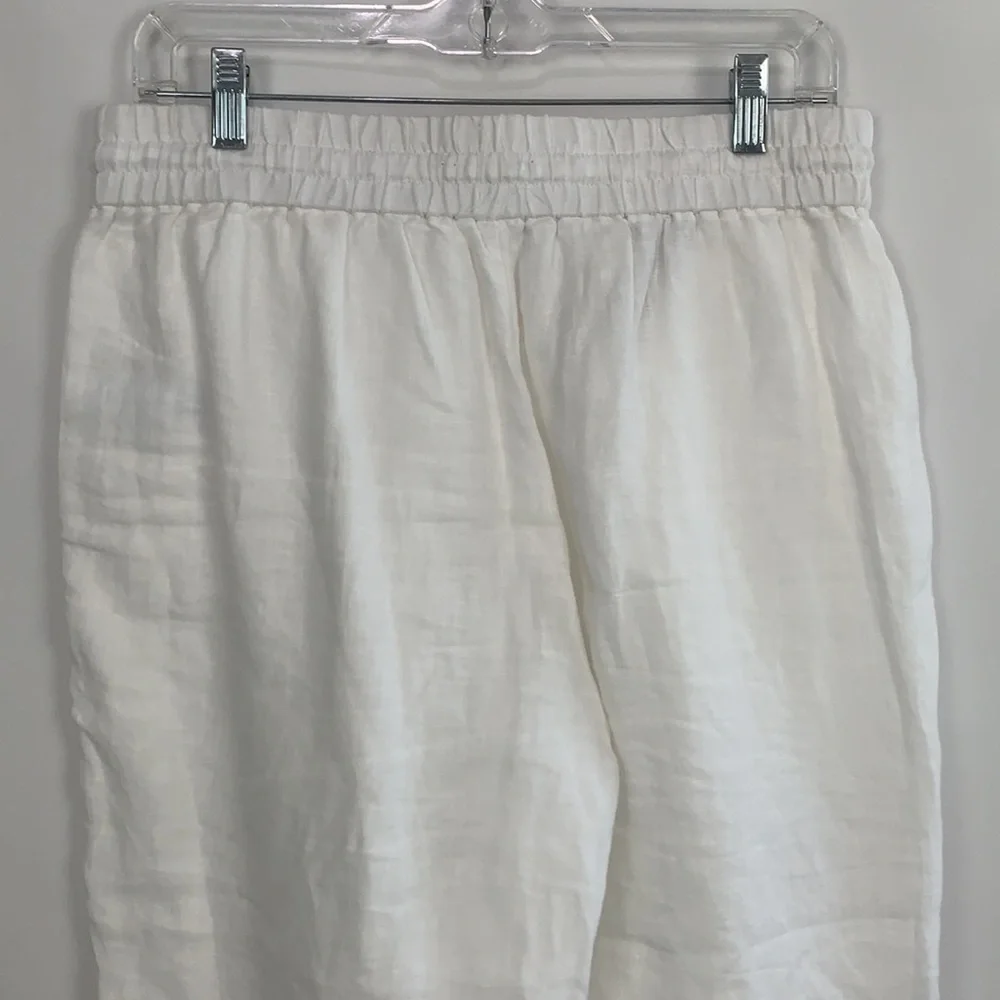 J Crew NWT white wide leg slacks - Picture 7 of 10